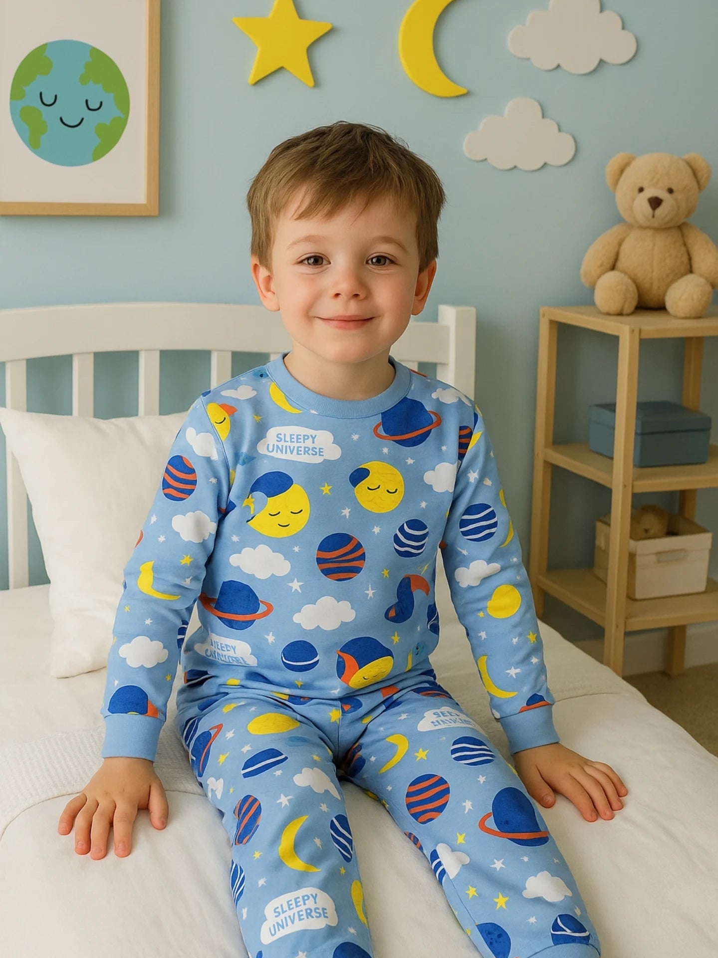 Uzun kollu pijama takımı